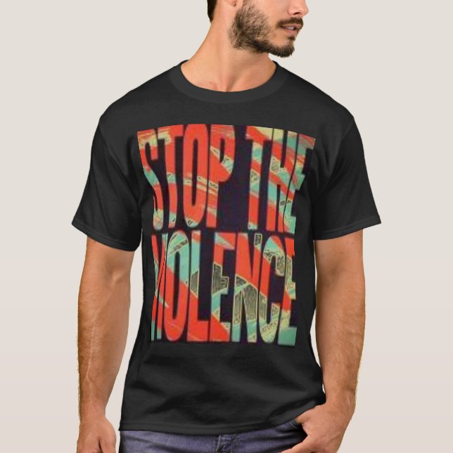 Stop The Violence 4u2nv T-Shirt (Front)