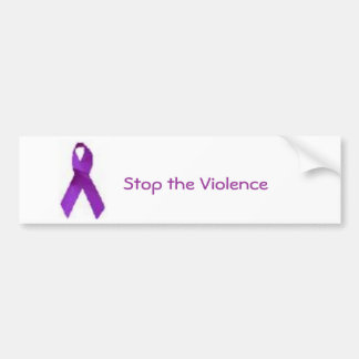 Stop The Violence Bumper Stickers - Car Stickers | Zazzle