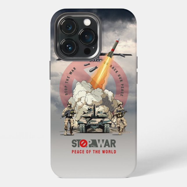 Stop The War | Iphone Case (Back)
