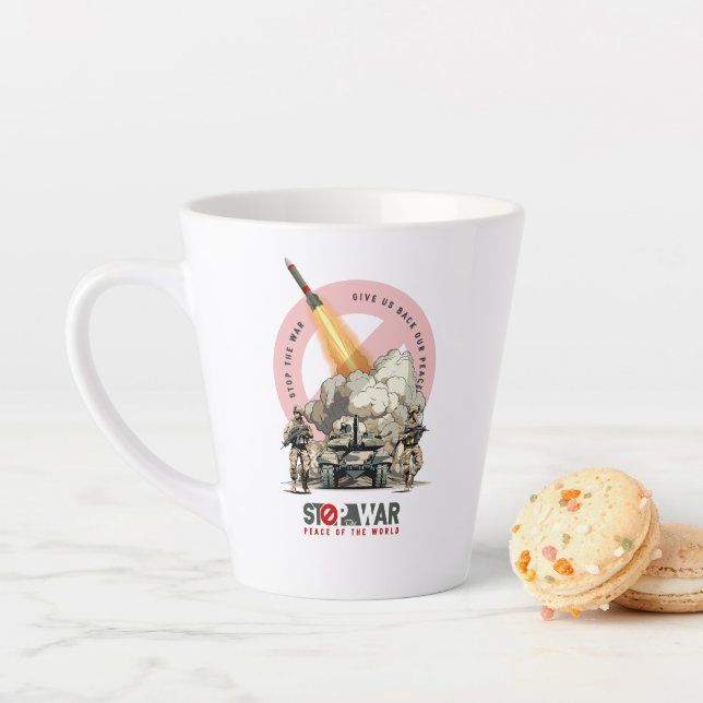 Stop The War | Latte Mug (In Situ)