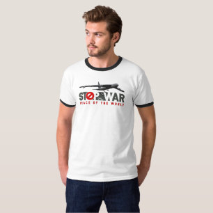 Stop The War (LT. mode) Men's Ringer T-Shirt