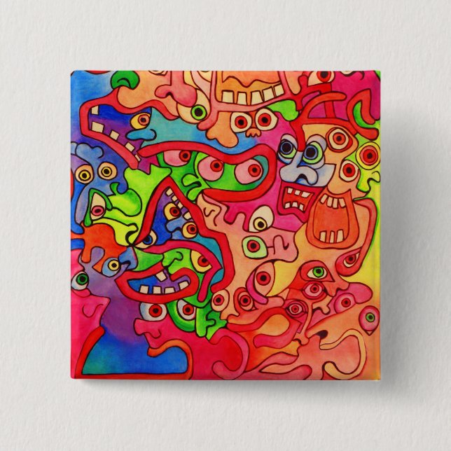 Stop the world, I want to get off! Button (Front)