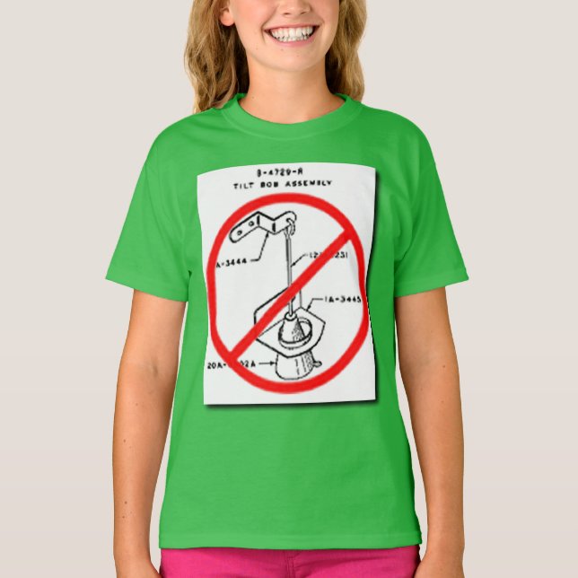 Stop Tilting (shadow) T-Shirt (Front)