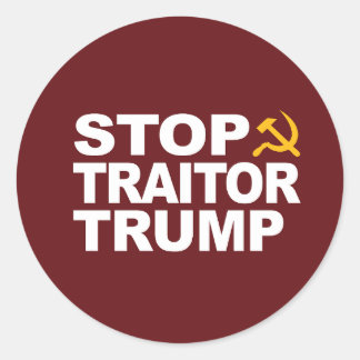 "Stop Traitor Trump" Sticker