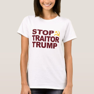 "Stop Traitor Trump" Womens t-shirt