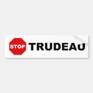 STOP TRUDEAU Bumper Sticker