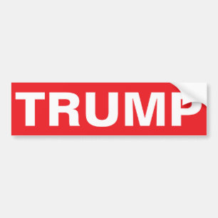 STOP TRUMP BUMPER STICKER