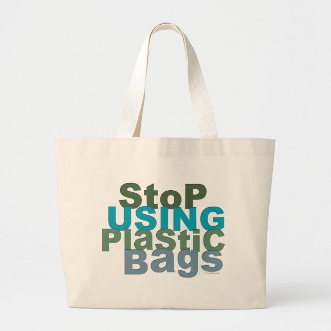 Stop Using Plastic Bags (Front)
