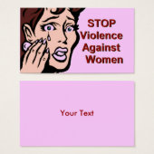 Stop Violence Against Women (Front & Back)