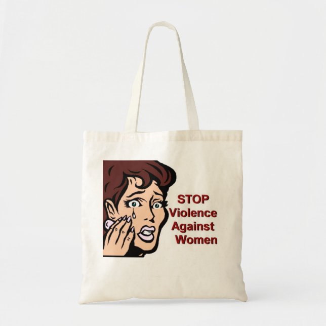 Stop Violence Against Women Tote Bag (Front)