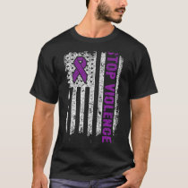 Stop Violence End the Silence Domestic Violence Aw T-Shirt