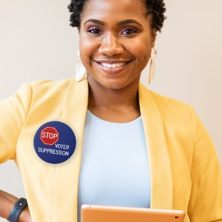 Stop Voter Suppression Button