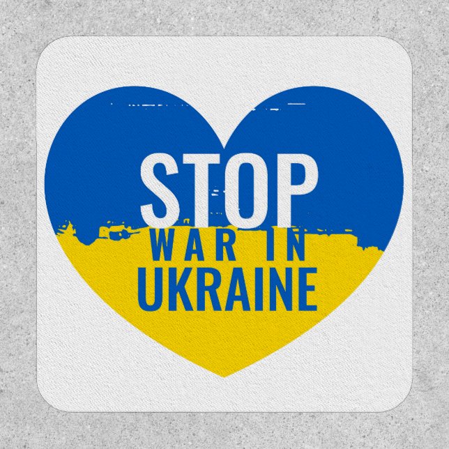 Stop War in Ukraine Patch (Front)
