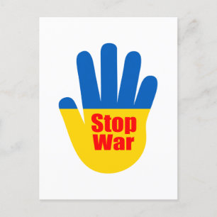  Stop war in Ukraine  Postcard