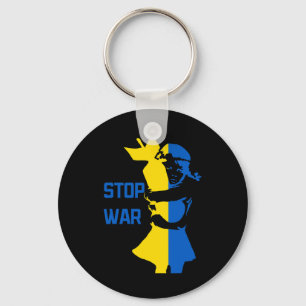 Stop War In Ukraine Stop Bombing Of Ukraine Kid By Keychain