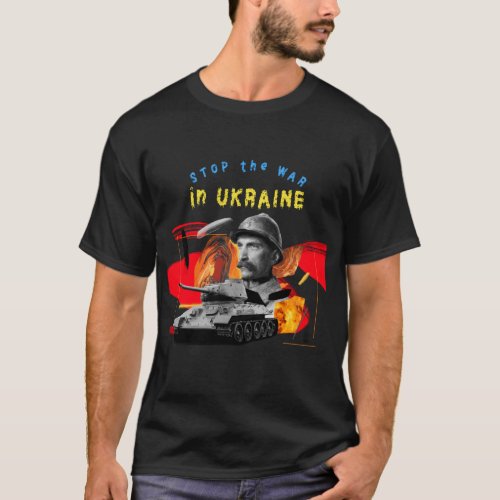 Stop War In Ukraine T_shirt  i Stand With Ukraine