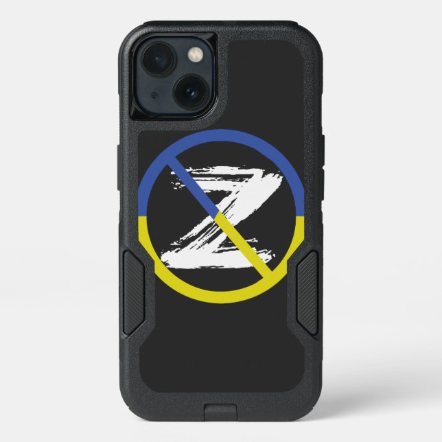 Stop war in Ukraine T-Shirt Otterbox iPhone Case (Back)