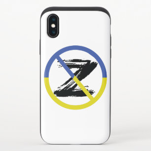 Stop war in Ukraine Throw Pillow iPhone XS Slider Case