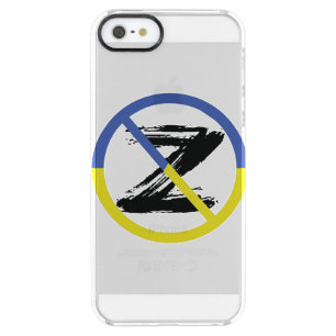 Stop war in Ukraine Throw Pillow Clear iPhone SE/5/5s Case