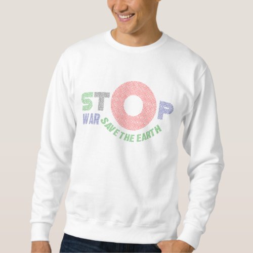 Stop War Mens Basic Sweatshirt