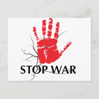 STOP WAR POSTCARD