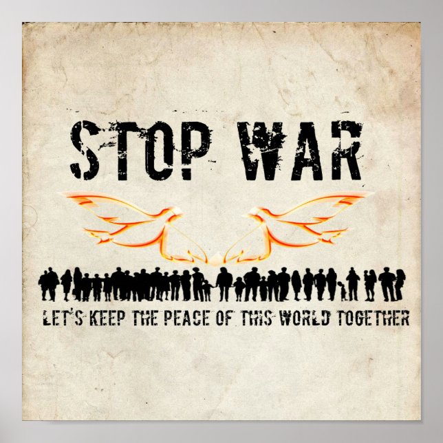 stop war poster (Front)