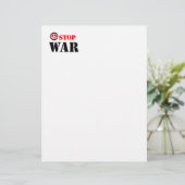 Stop war slogan (Standing Front)