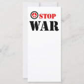 Stop war slogan (Back)
