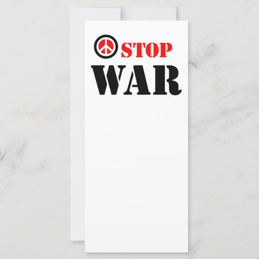 Stop war slogan (Back)