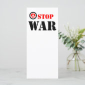 Stop war slogan (Standing Front)