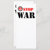 Stop war slogan (Front/Back)