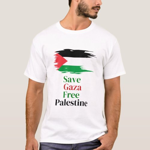 Stop War  Support Gaza  Palestine  T_Shirt