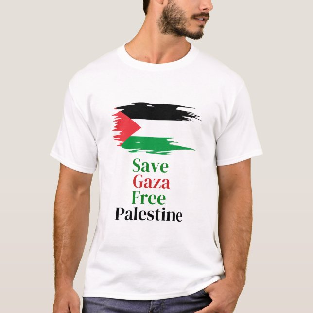 Stop War / Support Gaza & Palestine  T-Shirt (Front)