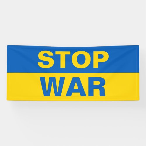 Stop War Ukraine Ukrainian Banner