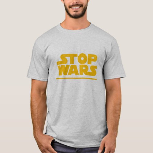 Stop Wars Parody Logo T_Shirt