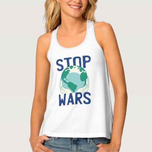 Stop Wars Womens  Tank Top