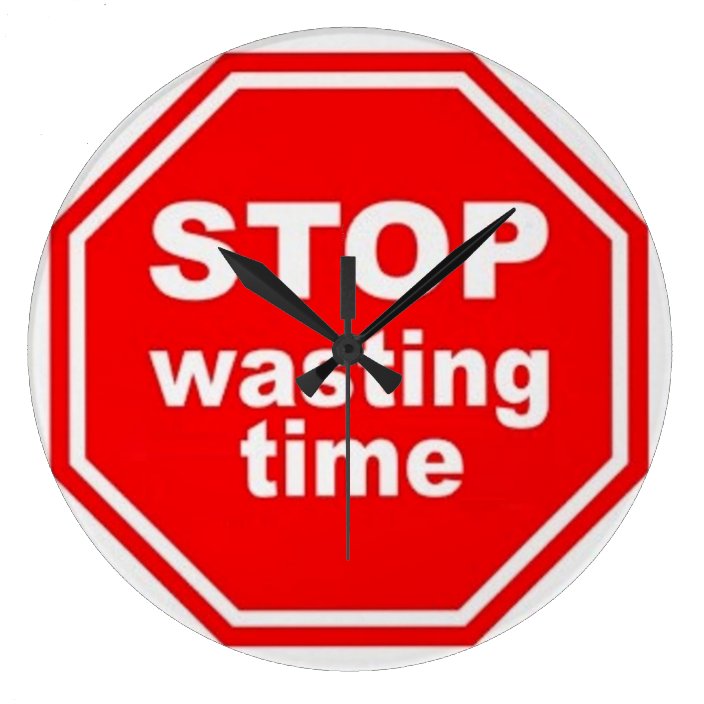 Stop Wasting Time Wall Clock