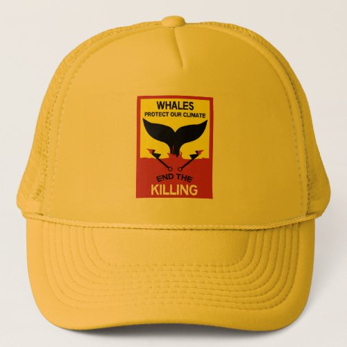 Stop Whale Hunting  Ban Whaling Marine Protection Trucker Hat