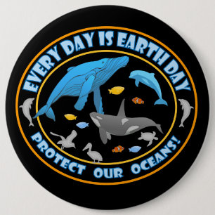 Stop Whale Hunting Button