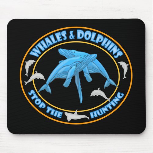 Stop Whale Hunting Mouse Pad