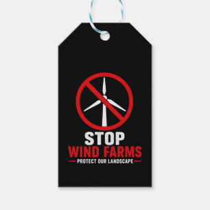 Stop wind farms protect our landscape gift tags