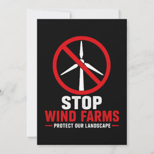Stop wind farms protect our landscape invitation