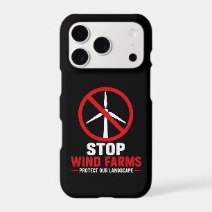 Stop wind farms protect our landscape iPhone 17 pro case