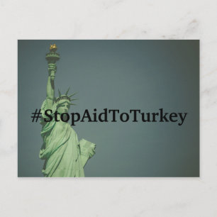 #StopAidToTurkey Postcard