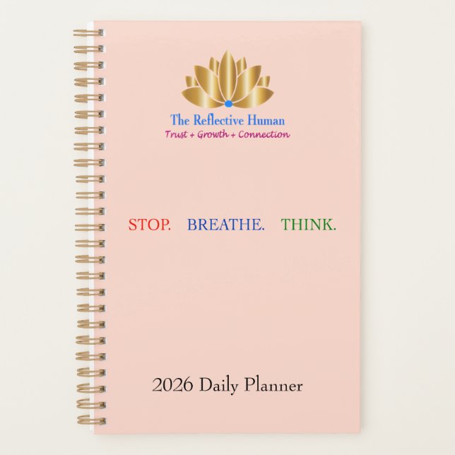 StopBreatheThink Planner (Front)