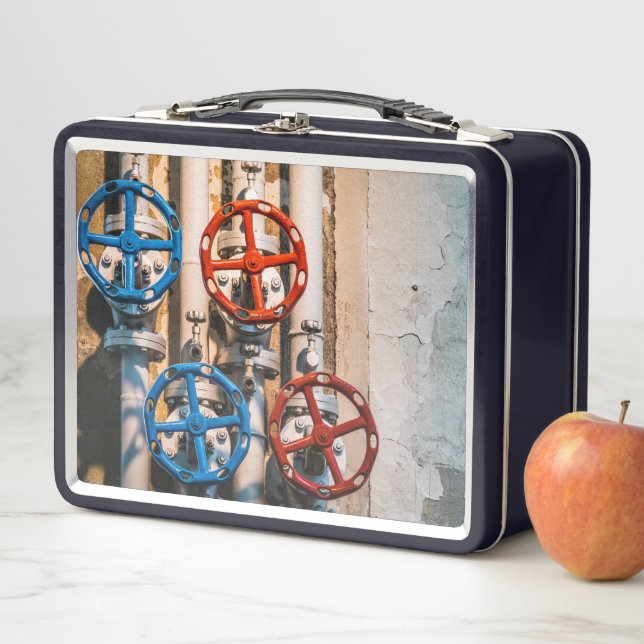 Stopcock in the Schiffbau, Zurich Metal Lunch Box (In Situ)