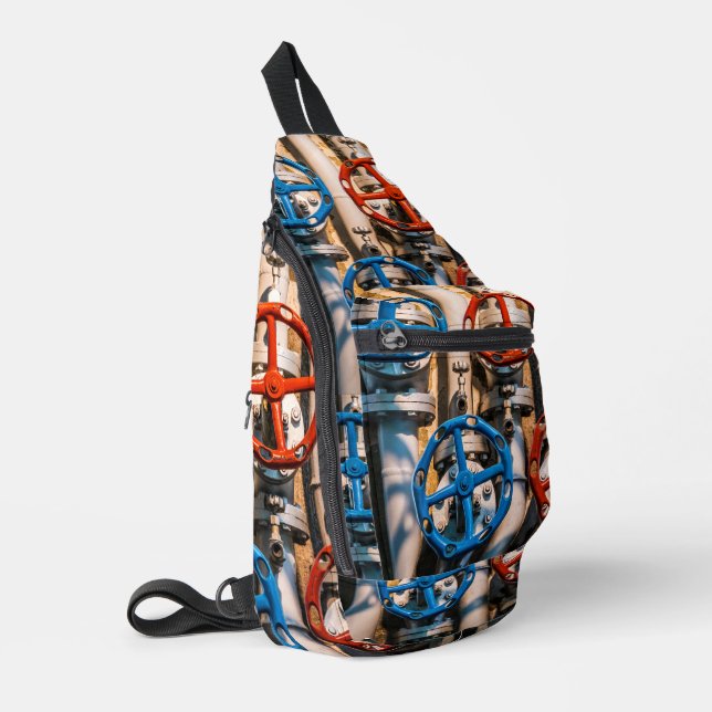 Stopcock in the Schiffbau, Zurich Sling Bag (Left Corner)