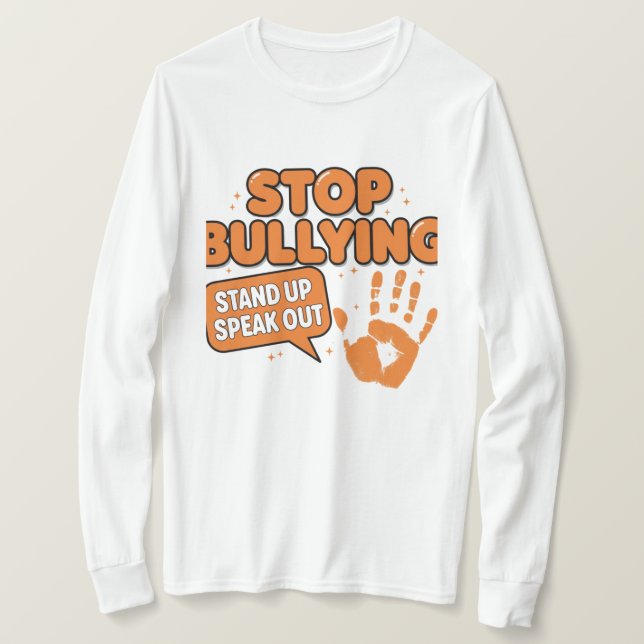 Stoping bullying  T-Shirt (Design Front)
