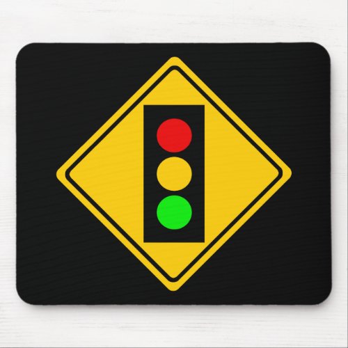 Stoplight Ahead Mouse Pad