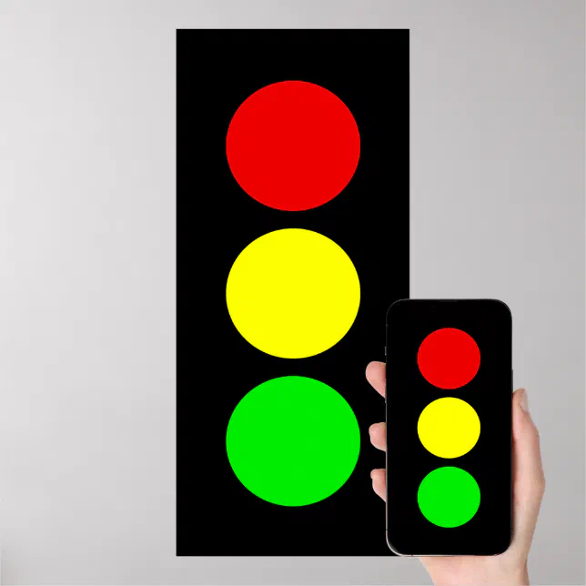 Stoplight Poster Zazzle